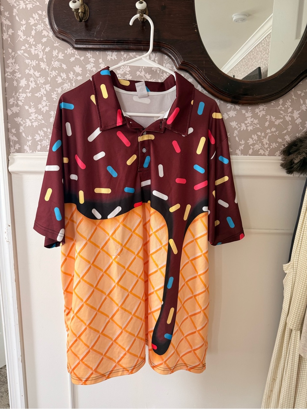Ice cream polo shirt